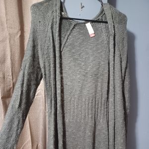 No boundaries hooded sweater shawl